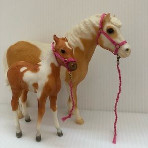 Misty and Stormy, mare and foal set. 🐎🎉